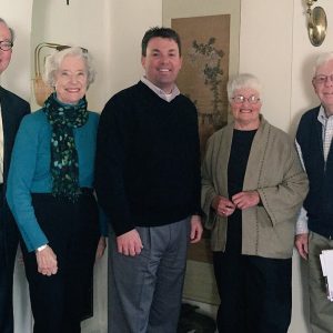 PEF founders and former presidents with new superintendent Booker